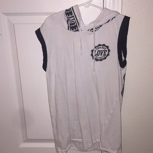 On fire black and white shirt